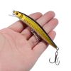 10 Piece Minnow Wobbler Floating Bass Lures