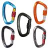 Outdoor Professional Rock Climbing Main Lock Carabiner Small D-shaped Main Lock- Black
