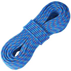 10.2mm Dynamic Climbing Rope, 60M(197ft) Outdoor Rock Climbing Rope 25KN Breaking Tension