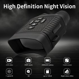 Infrared Night Vision Instrument 2.5K 30MP Binoculars