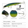 5 Piece Fishing Lures Weights Bass Fishing Top water Lure Fish Bait