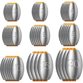 50-Piece Set Of Fishing Weights