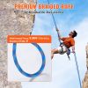 10.2mm Dynamic Climbing Rope, 50M 164ft Outdoor Rock Climbing Rope 25KN Breaking Tension