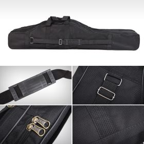 Foldable pot belly fishing rod bag- Black