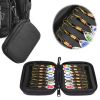 Rotating Composite Sequin Set Fly Hook Fishing Bait with Small External Fishing Tackle Bag