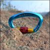 Outdoor Professional Rock Climbing Main Lock Carabiner Small D-shaped Main Lock - Blue/ Red