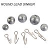 Quick Attach Jigging Lure Lead Weights 10 Piece Universal Set
