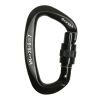 Outdoor Professional Rock Climbing Main Lock Carabiner Small D-shaped Main Lock- Black