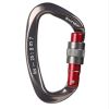 Outdoor Professional Rock Climbing Main Lock Carabiner Small D-shaped Main Lock - Gun Grey