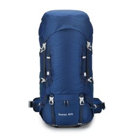Hiking Climbing Equipment 50l Ultra Light Breathable Hiking Backpack-Blue