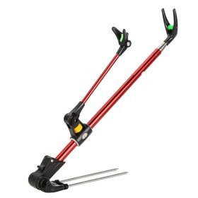 Stainless Steel Bold Rod Holder-Red