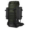 Extra Large Hiking and Mountaineering Backpack- Black/Green
