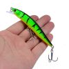 10 Piece Minnow Wobbler Floating Bass Lures