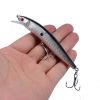 10 Piece Minnow Wobbler Floating Bass Lures