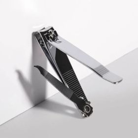 Stainless Steel Toenail Clipper With File, 5.51-Inch, 2-Piece (Option: 2Piece)